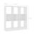 Bibliotecă, alb, 97,5x29,5x100 cm, lemn prelucrat GartenMobel Dekor