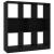 Bibliotecă, negru, 97,5x29,5x100 cm, lemn prelucrat GartenMobel Dekor