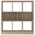 Bibliotecă, stejar sonoma, 97,5x29,5x100 cm, lemn prelucrat GartenMobel Dekor