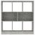 Bibliotecă, gri beton, 97,5x29,5x100 cm, lemn prelucrat GartenMobel Dekor