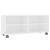 Dulap TV cu rotile, alb, 90x35x35, lemn prelucrat GartenMobel Dekor