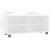 Dulap TV cu rotile, alb, 90x35x35, lemn prelucrat GartenMobel Dekor
