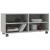 Dulap TV cu rotile, gri beton, 90x35x35, lemn prelucrat GartenMobel Dekor