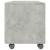 Dulap TV cu rotile, gri beton, 90x35x35, lemn prelucrat GartenMobel Dekor
