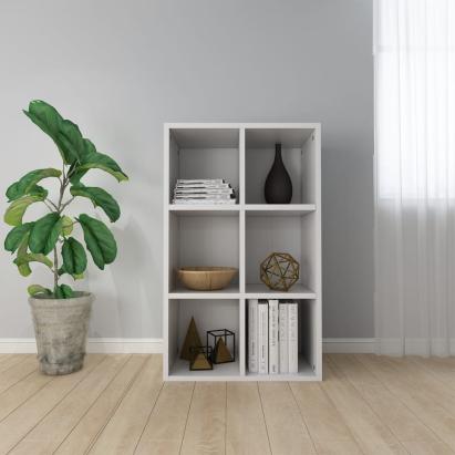Bibliotecă/Servantă, alb, 66x30x98 cm, PAL GartenMobel Dekor