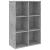 Bibliotecă/Servantă, gri beton, 66x30x98 cm, PAL GartenMobel Dekor