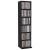 Dulap CD-uri, negru, 21x20x88 cm, lemn compozit GartenMobel Dekor