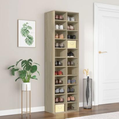 Pantofar, stejar sonoma, 54x34x183 cm, PAL GartenMobel Dekor