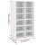 Pantofar, alb, 54x34x100,5 cm, lemn compozit GartenMobel Dekor