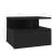 Noptiere suspendate, 2 buc., negru, 40x31x27 cm, lemn prelucrat GartenMobel Dekor