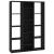 Separator cameră/Bibliotecă, negru 100x24x140 cm lemn prelucrat GartenMobel Dekor