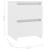 Noptieră, alb, 30x30x40 cm, lemn prelucrat GartenMobel Dekor