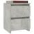 Noptiere, 2 buc., gri beton, 30x30x40 cm, lemn prelucrat GartenMobel Dekor