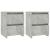 Noptiere, 2 buc., gri beton, 30x30x40 cm, lemn prelucrat GartenMobel Dekor