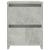 Noptiere, 2 buc., gri beton, 30x30x40 cm, lemn prelucrat GartenMobel Dekor