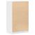 Dulap, alb, 60x35x98,5 cm, lemn compozit GartenMobel Dekor