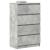 Dulap, gri beton, 60x35x98,5 cm, lemn prelucrat GartenMobel Dekor