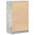 Dulap, gri beton, 60x35x98,5 cm, lemn prelucrat GartenMobel Dekor