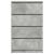 Dulap, gri beton, 60x35x98,5 cm, lemn prelucrat GartenMobel Dekor