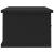 Raft de perete cu sertar, negru, 60x26x18,5 cm, lemn prelucrat GartenMobel Dekor