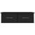 Raft de perete cu sertar, negru, 60x26x18,5 cm, lemn prelucrat GartenMobel Dekor