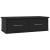 Raft de perete cu sertar, negru, 60x26x18,5 cm, lemn prelucrat GartenMobel Dekor
