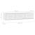 Raft de perete cu sertare, alb, 88x26x18,5 cm, lemn prelucrat GartenMobel Dekor
