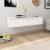 Raft de perete cu sertare, alb, 88x26x18,5 cm, lemn prelucrat GartenMobel Dekor