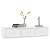 Raft de perete cu sertare, alb, 88x26x18,5 cm, lemn prelucrat GartenMobel Dekor