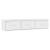 Raft de perete cu sertare, alb, 88x26x18,5 cm, lemn prelucrat GartenMobel Dekor