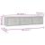 Dulap de perete cu sertare, gri beton, 88x26x18,5 cm GartenMobel Dekor