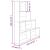 Bibliotecă/Separator, gri beton, 155x24x160 cm, lemn prelucrat GartenMobel Dekor