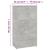 Dulap cu 6 sertare, gri beton, 50x34x96 cm, lemn prelucrat GartenMobel Dekor