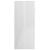 Dulap, alb extralucios, 60x30x75 cm, lemn prelucrat GartenMobel Dekor