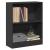 Bibliotecă, negru, 60x24x76 cm, lemn compozit GartenMobel Dekor