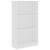 Bibliotecă cu 3 rafturi, alb, 60x24x109 cm, lemn compozit GartenMobel Dekor