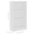 Bibliotecă cu 3 rafturi, alb, 60x24x109 cm, lemn compozit GartenMobel Dekor