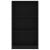 Bibliotecă cu 3 rafturi, negru, 60x24x109 cm, lemn compozit GartenMobel Dekor