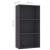 Bibliotecă cu 3 rafturi, gri, 60x30x114 cm, lemn prelucrat GartenMobel Dekor