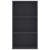 Bibliotecă cu 3 rafturi, gri, 60x30x114 cm, lemn prelucrat GartenMobel Dekor