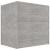 Noptieră, gri beton, 40x30x40 cm, lemn prelucrat GartenMobel Dekor