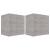 Noptiere, 2 buc., gri beton, 40x30x40 cm, lemn prelucrat GartenMobel Dekor