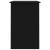 Birou, negru, 100x50x76 cm, lemn prelucrat GartenMobel Dekor