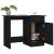 Birou, negru, 100x50x76 cm, lemn prelucrat GartenMobel Dekor