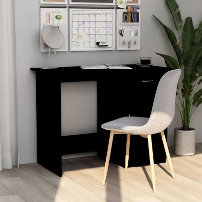 Birou, negru, 100x50x76 cm, lemn prelucrat GartenMobel Dekor
