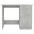 Birou, gri beton, 100x50x76 cm, lemn prelucrat GartenMobel Dekor