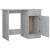 Birou, gri beton, 100x50x76 cm, lemn prelucrat GartenMobel Dekor