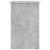 Birou, gri beton, 100x50x76 cm, lemn prelucrat GartenMobel Dekor