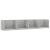 Raft de perete CD-uri, gri beton, 100x18x18 cm, lemn prelucrat GartenMobel Dekor