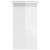 Birou, alb extralucios, 80x45x74 cm, lemn prelucrat GartenMobel Dekor
